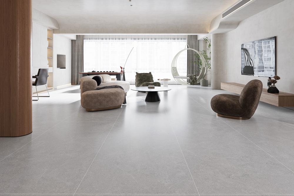 素色客廳怎能不愛，能強(qiáng)瓷磚讓你卷起來(lái)！