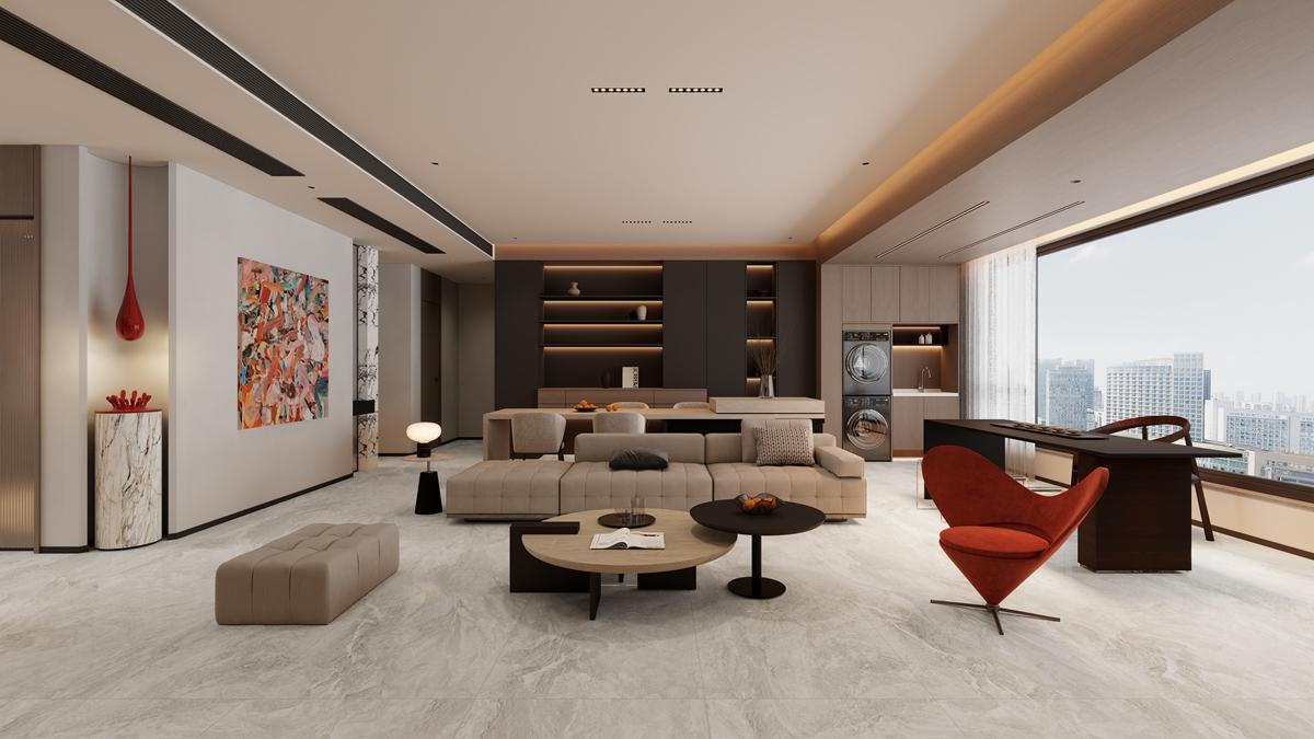 步步生金的星河空間，解鎖能強(qiáng)瓷磚彩晶工藝！